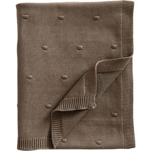 Jack o Juno Deken - 80x100 cm - Gebreid - Bubble - Koffie - Jack o Juno - OneSize - Deken