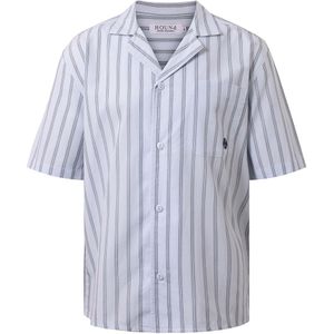 Hound Overhemd - Light Blue/Navy - Hound - 8 jaar (128) - Hemd S/S