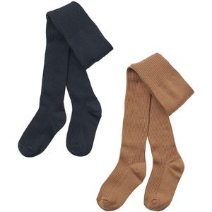 Wheat - Panty's - Navy - 2-pack - Wol - Noos