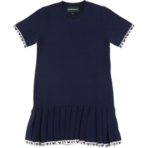 Emporio Armani Jurk - Gebreid - Navy m. Wit - Emporio Armani - 10 jaar (140) - Jurk