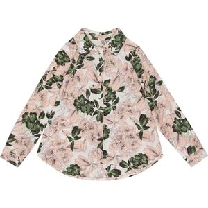 Christina Rohde Overhemd - Wit m. Bloemen - Christina Rohde - 6 jaar (116) - Overhemd