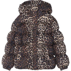 The New Gevoerde Jas - TnPuffa - Leopard AOP - The New - 3-4 jaar (98-104) - Donsjassen