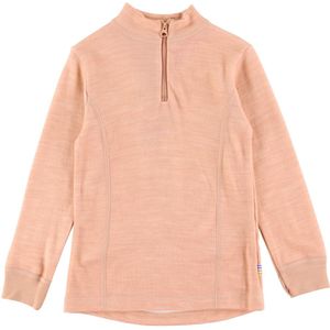 Joha Blouse - Wol/Bamboe - Rits - Perzik - Joha - 90 - Shirts