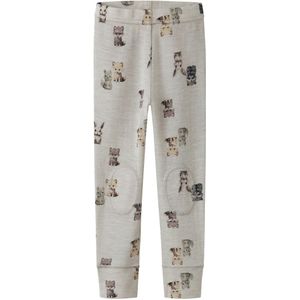 Name It Leggings - Wol - NmmWang - Parelmoerachtig Cloud/Forest  - Name It - 2 jaar (92) - Leggings - Wol