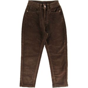 Grunt Broek - Trine Corduroy - Olijf - Grunt - 8 jaar (128) - Fluwelen Broek