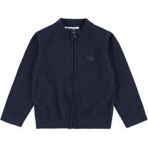 Emporio Armani Cardigan - Katoen/Wol - Navy - Emporio Armani - 24 mnd - Cardigan