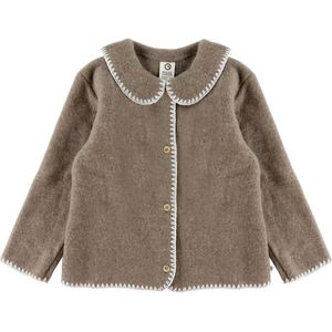 Müsli Cardigan - Wolvlies - Brown Melange - Müsli - 80/86 - Cardigan