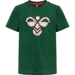 Hummel T-Shirt - hmlSanta - Groen - Hummel - 7 jaar (122) - T-Shirts