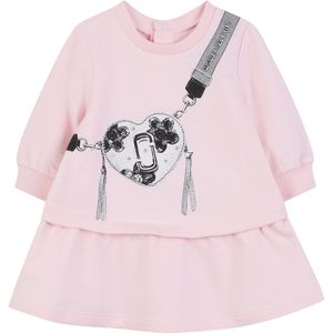 Little Marc Jacobs Sweatjurk - Roze m. Print - Marc Jacobs - 3 jaar (98) - Jurk