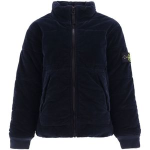 Stone Island Jas - Corduroy - Navy Blue - Stone Island - 8 jaar (128) - Zomerjas