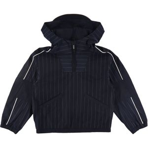 Emporio Armani Anorak - Navy/Wit Gestreept m. Tekst - Emporio Armani - 6 jaar (116) - Zomerjas