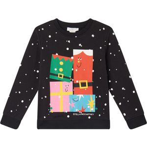 Stella McCartney Kids Sweatshirt - Zwart/kerst - Stella McCartney Kids - 6 jaar (116) - Sweatshirt