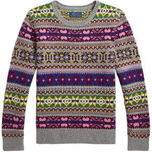 Polo Ralph Lauren Blouse - Wol - Multicolour m. Patroon - Polo Ralph Lauren - 8 jaar (128) - Blouse