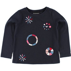 Emporio Armani Blouse - Navy m. Patroon - Emporio Armani - 10 jaar (140) - Shirts