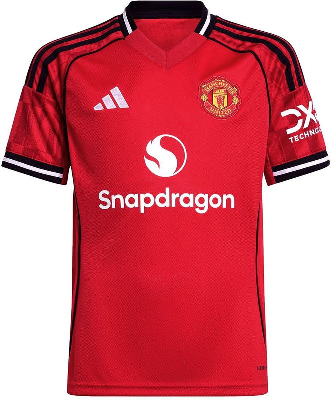 adidas - Manchester United Thuisshirt - Rood - 100% Gerecycled Polyester