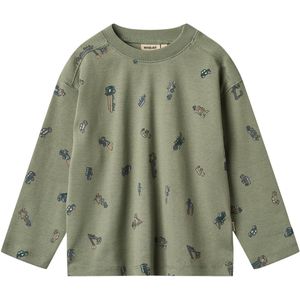 Wheat Blouse - Malthe - Dusty Green Cars - Wheat - 3 jaar (98) - Shirts
