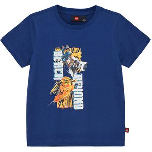 LEGO® Ninjago T-Shirt - LWTano 132 - Dark Blue m. Print - LEGO® Wear - 4 jaar (104) - T-Shirts
