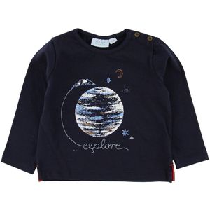 Noa Noa miniature Blouse - Navy m. Aarde - Noa Noa miniature - 0 mnd - Shirts