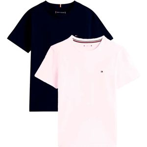 Tommy Hilfiger - Underwear T-shirt 2P CN TEE - Desert sky/Light pink - Set van 2