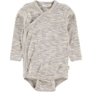 Joha Wikkelromper l/s - Grijs Gevlekt - Joha - 50 - Romper L/S