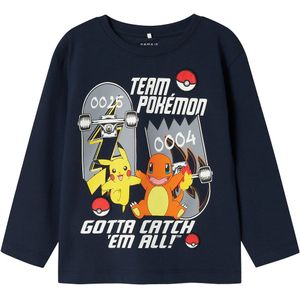 NAME IT - NMMSTERN POKEMON - Shirt - Navy - Lange Mouwen