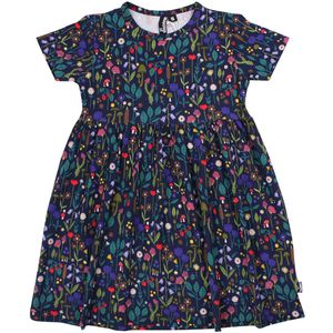 Danefæ Jurk - Deense schelpdieren Modaal - Navy Botanisch - Danefæ - 2 jaar (92) - Jurk