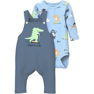 Body Suit - Grijs - Jersey - Drukknoopsluiting