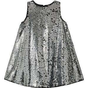 Sofie Schnoor Jurk - SallySK - Silver m. Pailletten - Sofie Schnoor - 3 jaar (98) - Jurk