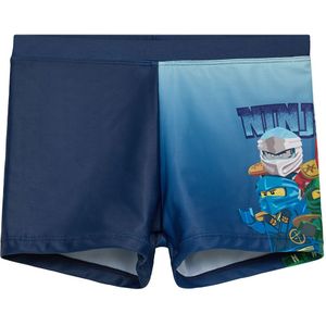 LEGO® Ninjago Zwemslips - LwAgan 307 - Donkerblauw m. Print - LEGO® Wear - 8 jaar (128) - Badmode