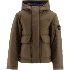 Stone Island Dekbedovertrek - Legergroen - Stone Island - 12 jaar (152) - Donsjassen