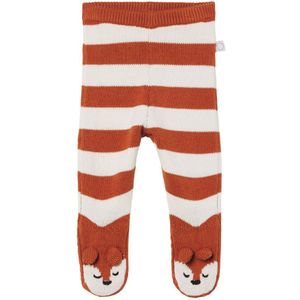 Stella McCartney Kids Leggings M/f - Gebreid - Wit/Bruin Gestree - Stella McCartney Kids - 9 mnd - Leggings