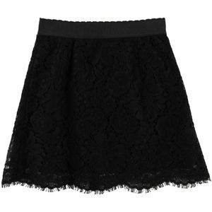 Dolce & Gabbana Rok - Dier - Zwart m. Veter - Dolce & Gabbana - 5 jaar (110) - Rok