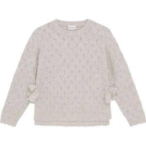 Minymo Blouse - Gebreid - Rookgrijs - Minymo - 4 jaar (104) - Shirts