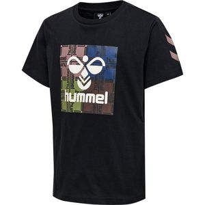 Hummel T-Shirt - hmlBodhi - Zwart - Hummel - 4 jaar (104) - T-Shirts