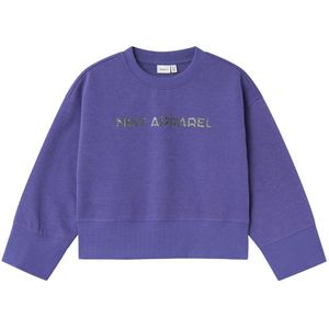 Name It Sweatshirt - NkfSija - Purple Weelde - Name It - 9-10 jaar (134-140) - Sweatshirt