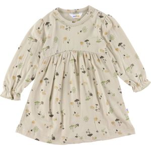 Joha Jurk - Wol - Beige m. Paddestoelen - Joha - 60 - Jurk