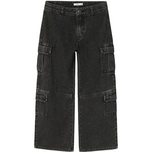 Name It Jeans - Breed - Noos - NkfBella - Black Denim - Name It - 8 jaar (128) - Jeans
