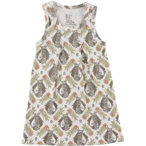 Katvig Jurk - Wit m. Tropisch Print - Katvig - 1 jaar (80) - Jurk