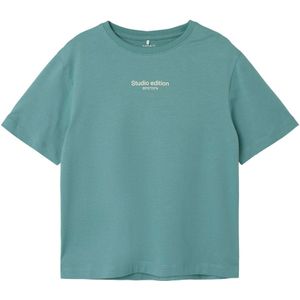 Name It T-Shirt - NkmBrody - Noos - Mineraal Blue - Name It - 9-10 jaar (134-140) - T-Shirt