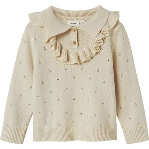 Lil' Atelier Blouse - Gebreid - NmfNakita - Tortelduif - Lil Atelier - 2 jaar (92) - Shirts