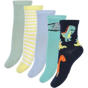 Name It Sokken - 5-pack - NmmVagn - Crème De Menthe - Name It - 25/27 - Sokken