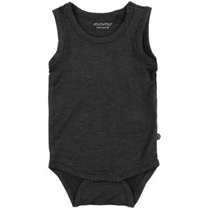 Minymo Romper mouwloos - Bamboe - Donkergrijs - Minymo - 50 - Romper Mouwloos