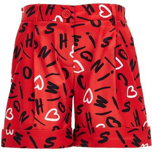 Moschino Shorts - Rood m. Print - Moschino - 8 jaar (128) - Shorts
