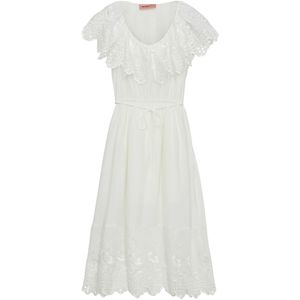 Designers Remix Jurk - Vera Borduurwerk - Cream - Designers Remix - 10 jaar (140) - Jurk