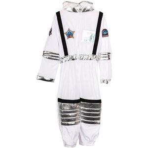 Den Goda Fen Kostuum - Astronautenpak - Wit - Den Goda Fen - 5-6 jaar (110-116) - Kostuum