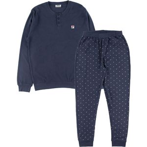 Fila Pyjama set - Navy m. Stippen - Fila - M - Medium - Pyjama - Tweedelig