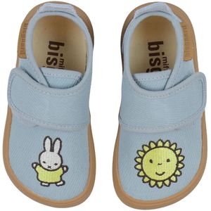 Bisgaard X Miffy Pantoffels - Blootsvoets - Hemelsblauw - Bisgaard - 20 - Pantoffels