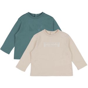 Emporio Armani Blouse - 2-pack - Franse Oak/Silver Pijnboom m. P - Emporio Armani - 12 mnd - Shirts