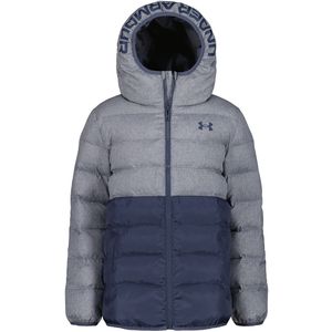 Under Armour Gevoerde Jas - UA Pronto - Regenbui grijs - Under Armour - 10-11 jaar (140-146) - Donsjassen