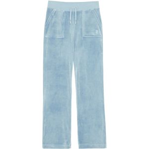 Juicy Couture Velours Broek - Deel Straal - Powder Blue - Juicy Couture - Teen - XXS - Xtra Xtra Small - Velours Broek